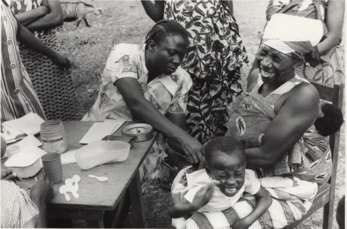 Framed Print : People at Salvation Army medical centre, Ghana Framed Print : People at Salvation Army medical centre, Ghana