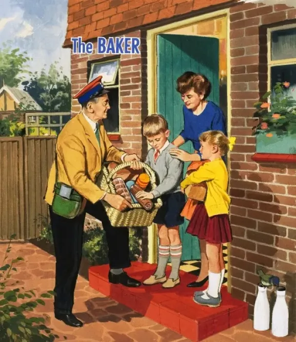 Framed Print : People You See: The Baker Framed Print : People You See: The Baker