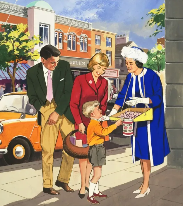 Framed Print : People You See: The Flag Seller Framed Print : People You See: The Flag Seller