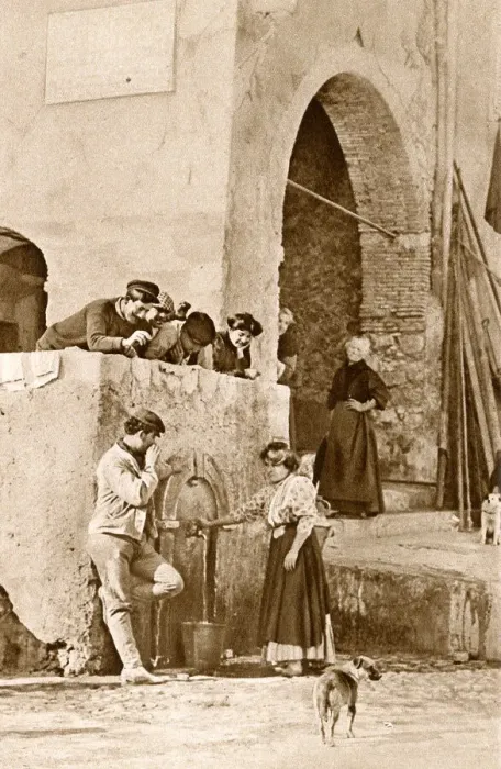 Framed Print : People in Villefranche-sur-Mer, Alpes-Maritimes, France Framed Print : People in Villefranche-sur-Mer, Alpes-Maritimes, France
