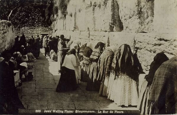 People at the Wailing Wall, Jerusalem