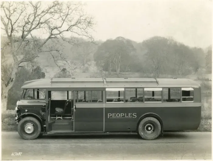 Framed Print : Peoples private coach, 26 seater Thornycroft coach Framed Print : Peoples private coach, 26 seater Thornycroft coach
