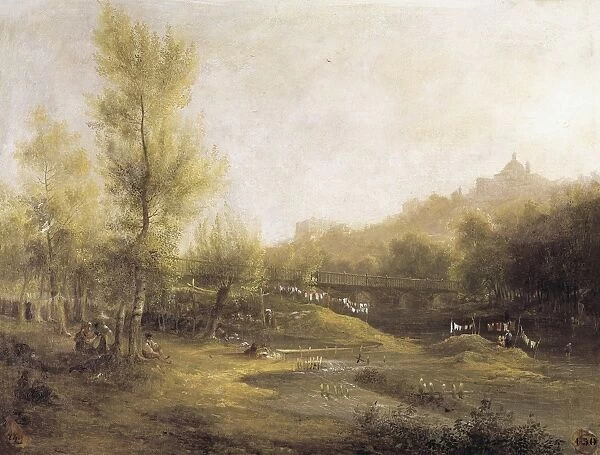 PEREZ VILLaMIL, Jenaro (1807-1854). The Laundresses