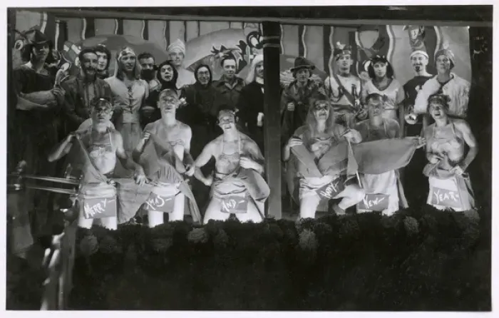 Framed Print : Performance by British POWs during WWII Framed Print : Performance by British POWs during WWII