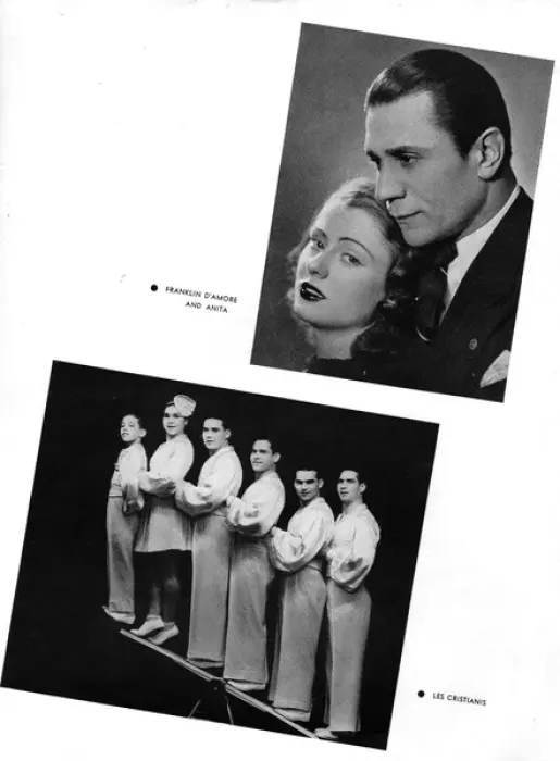 Framed Print : Performers from the dinner show Plaisirs de Paris
