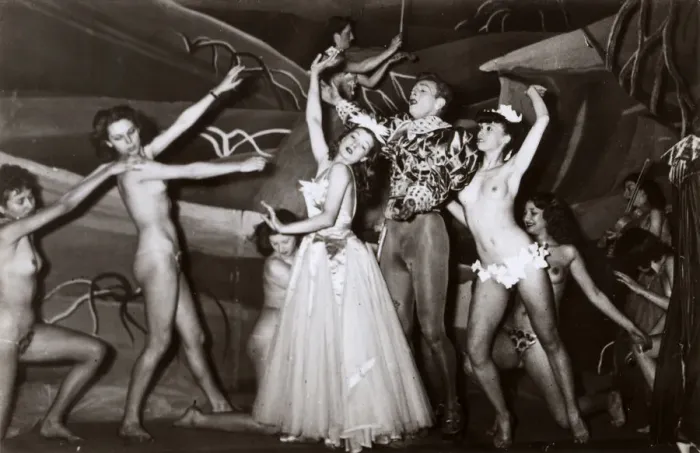 Framed Print : Performers of the Folies Bergere, Paris, France