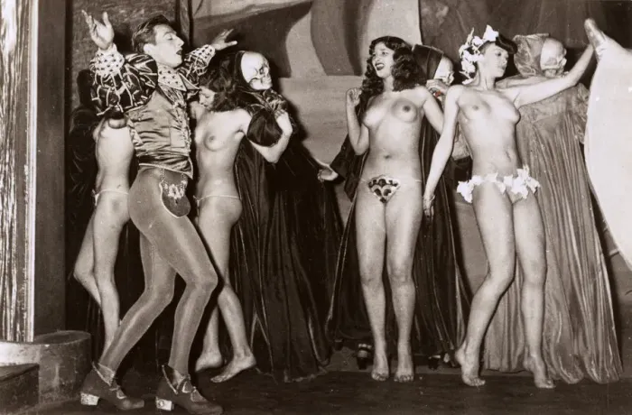 Framed Print : Performers of the Folies Bergere, Paris, France Framed Print : Performers of the Folies Bergere, Paris, France