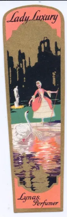 Framed Print : Perfume label, Lady Luxury by Lynas Framed Print : Perfume label, Lady Luxury by Lynas