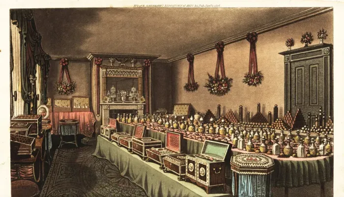 Framed Print : Perfumery prepared for the Emperor of China by Alex Framed Print : Perfumery prepared for the Emperor of China by Alex