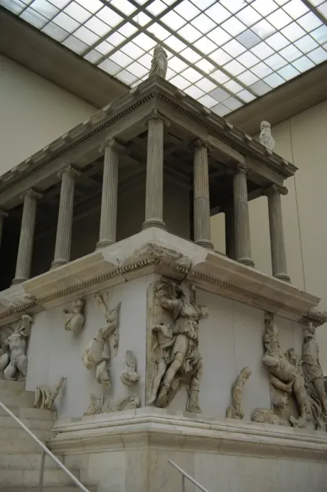 Framed Print : Pergamon Altar. Detail Framed Print : Pergamon Altar. Detail