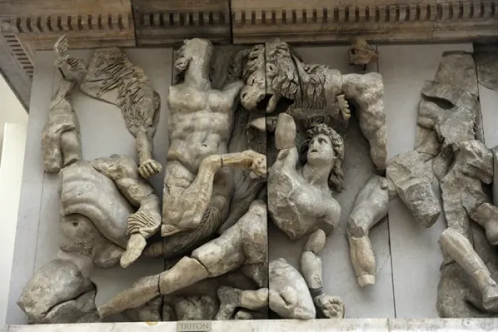 Framed Print : Pergamon Altar. Detail