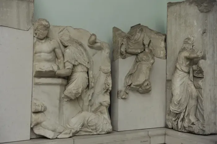 Framed Print : Pergamon Altar. Telephos Frieze. Detail Framed Print : Pergamon Altar. Telephos Frieze. Detail