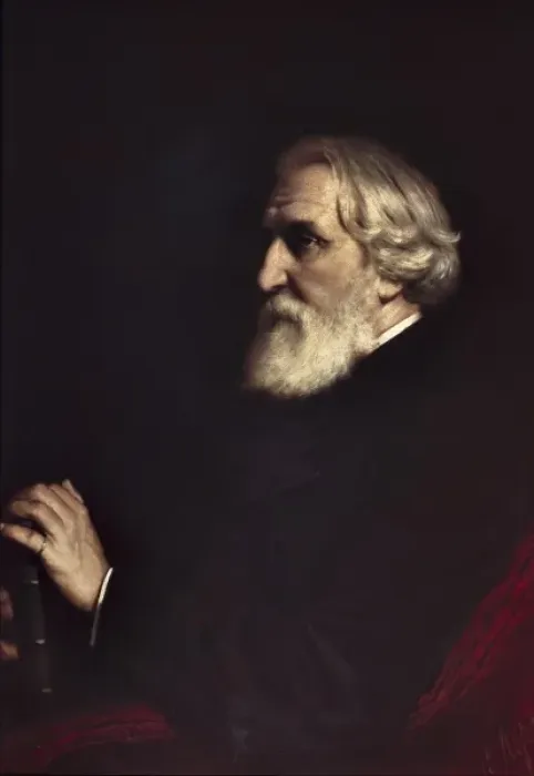 Framed Print : Perov, Vasily (1833-1882). Portrait of Ivan Sergeyevich Framed Print : Perov, Vasily (1833-1882). Portrait of Ivan Sergeyevich