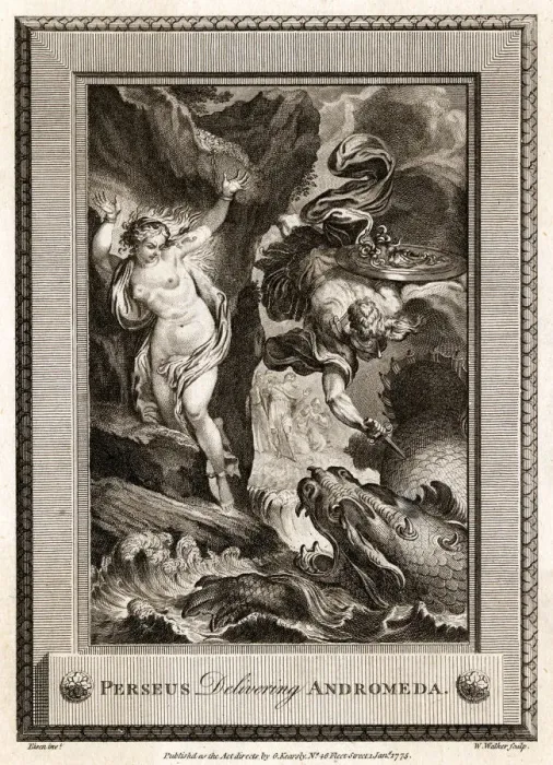 Framed Print : PERSEUS RESCUING Framed Print : PERSEUS RESCUING