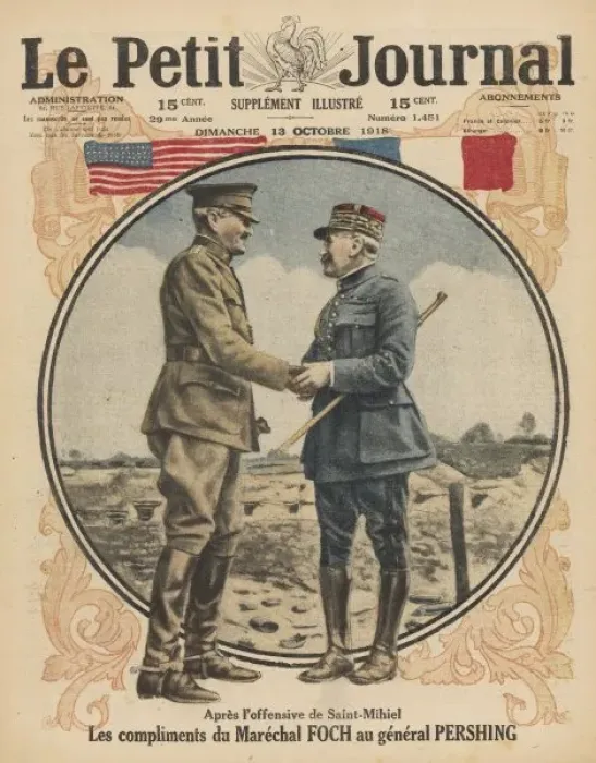 Framed Print : Pershing & Foch Framed Print : Pershing & Foch
