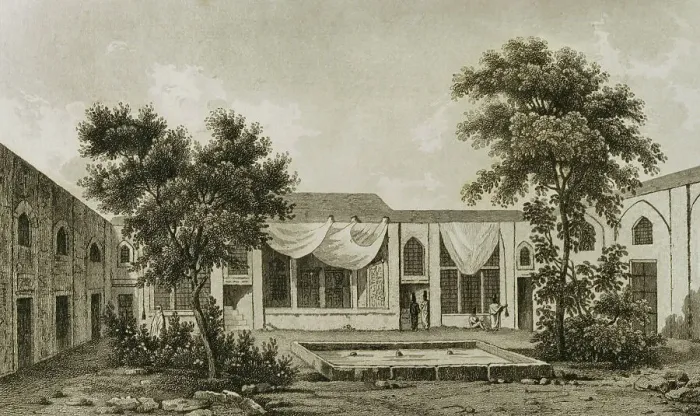 Framed Print : Persia, Tehran. Palace of the British envoy Framed Print : Persia, Tehran. Palace of the British envoy