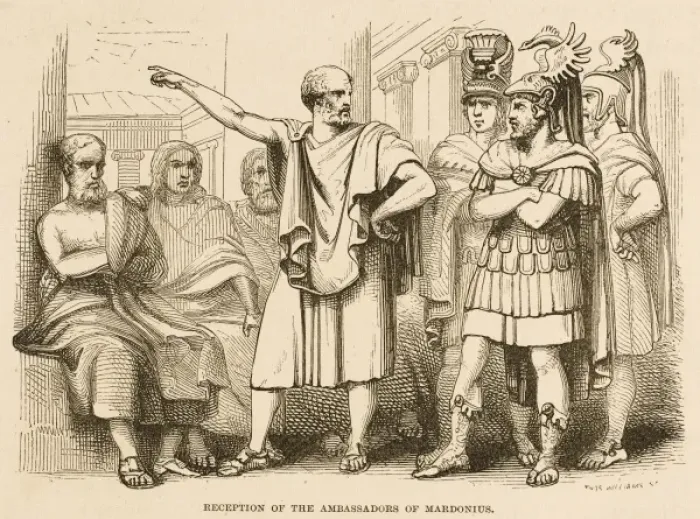 Framed Print : Persian Ambassadors Framed Print : Persian Ambassadors