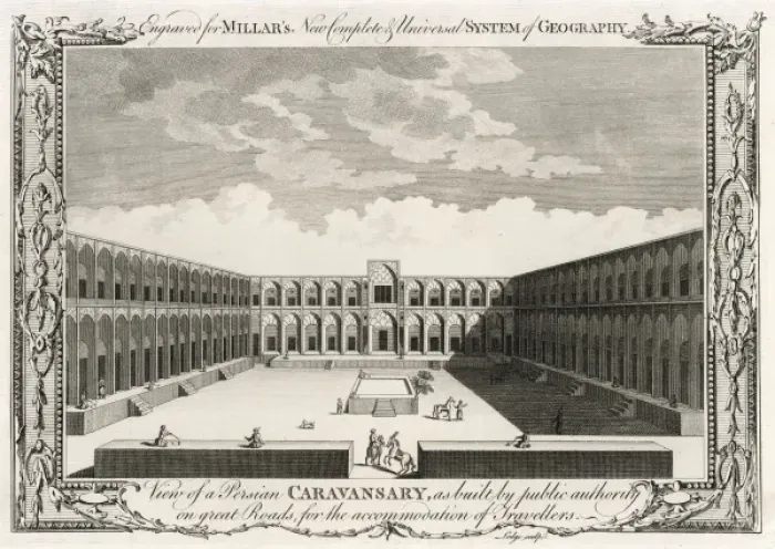 Framed Print : Persian Caravanserai Framed Print : Persian Caravanserai