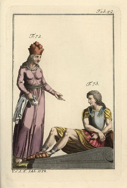 Persian woman and captive king of the Gauls