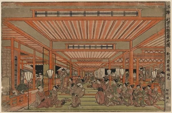 Perspective picture of cleaning out in Shin-Yoshiwara
