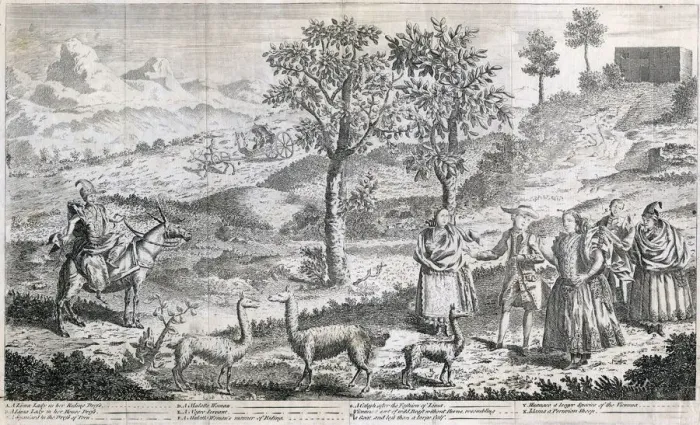 Framed Print : PERU IN 1753 Framed Print : PERU IN 1753