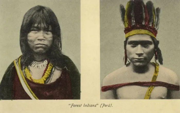 Framed Print : Peru - Forest Indians Framed Print : Peru - Forest Indians