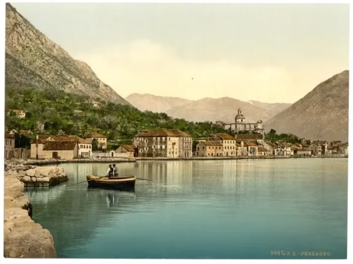 Framed Print : Perzagno, Dalmatia, Austro-Hungary Framed Print : Perzagno, Dalmatia, Austro-Hungary