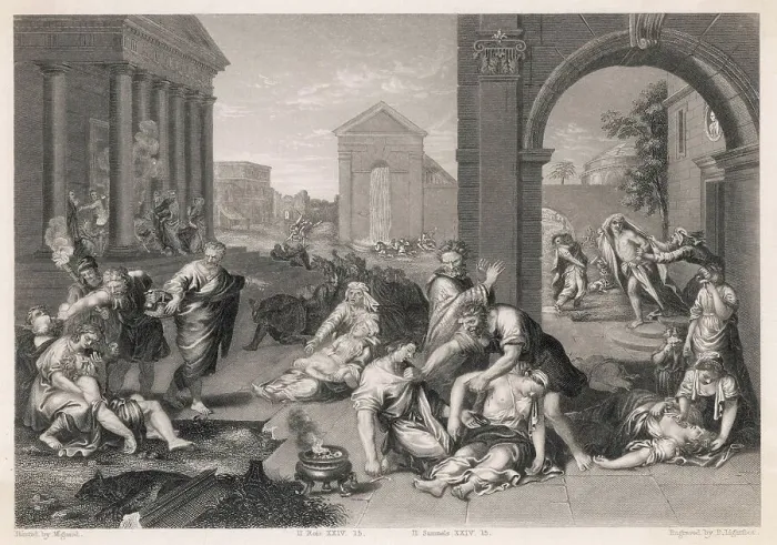 Framed Print : PESTILENCE / BIBLICAL ERA Framed Print : PESTILENCE / BIBLICAL ERA