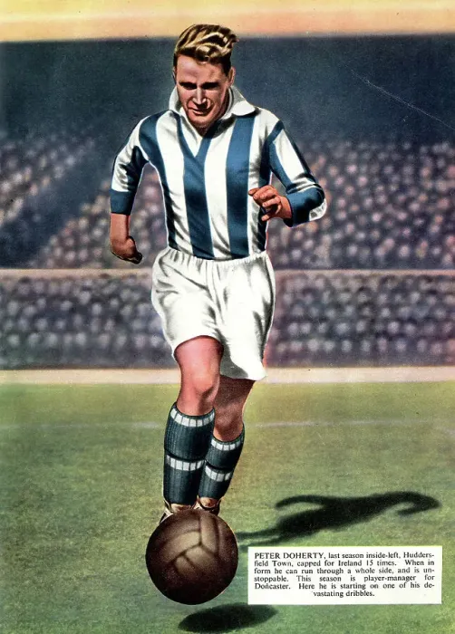 Framed Print : Peter Doherty, Huddersfield Town and Ireland footballer Framed Print : Peter Doherty, Huddersfield Town and Ireland footballer