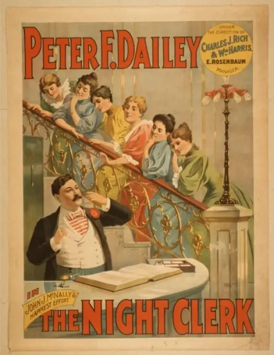 Framed Print : Peter F. Dailey in John J. McNallys happiest effort, The ni Framed Print : Peter F. Dailey in John J. McNallys happiest effort, The ni