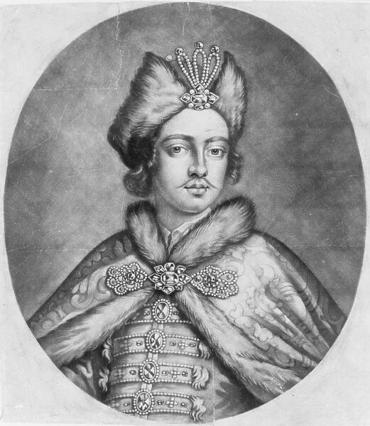Peter the Great, head-and-shoulders portrait, facing slightl