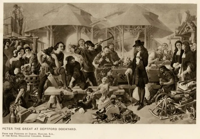 Framed Print : Peter I / Maclise / Deptford Framed Print : Peter I / Maclise / Deptford