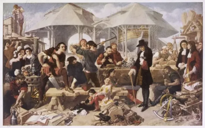 Framed Print : Peter I / Maclise / Deptford Framed Print : Peter I / Maclise / Deptford