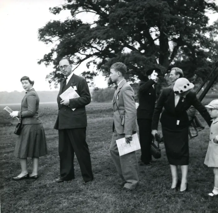 Framed Print : Peter Masefield and family at the 1953 Royal Aeronautica? Framed Print : Peter Masefield and family at the 1953 Royal Aeronautica?