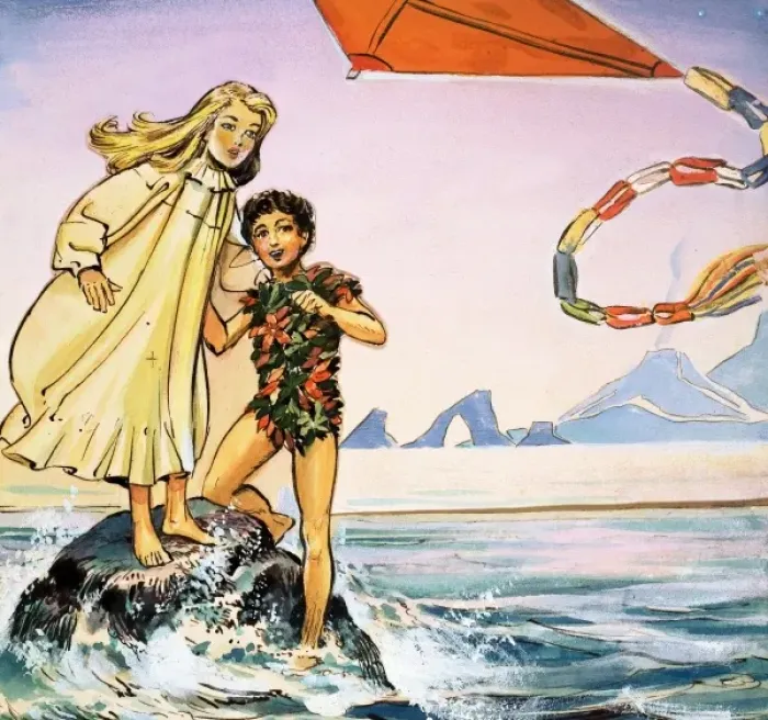Framed Print : Peter Pan and Wendy Framed Print : Peter Pan and Wendy