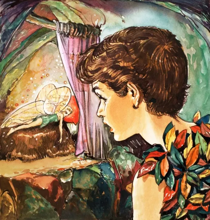Framed Print : Peter Pan and Wendy Framed Print : Peter Pan and Wendy