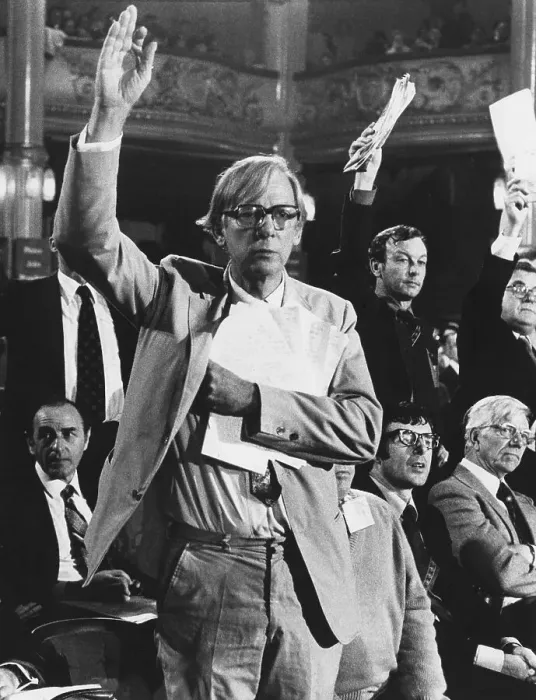 Framed Print : Peter Shore, Labour politician and government minister Framed Print : Peter Shore, Labour politician and government minister
