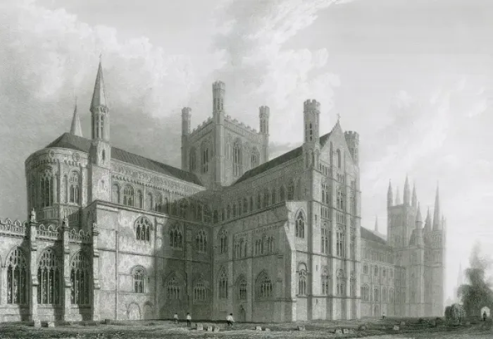 Framed Print : PETERBOROUGH CATHEDRAL, Cambridgeshire Framed Print : PETERBOROUGH CATHEDRAL, Cambridgeshire