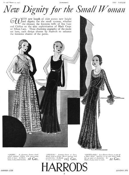 Petite fashion 1930 - Dignity for the small woman