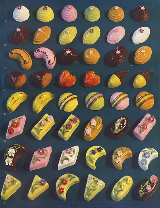 Framed Print : Petits Fours Glace spread Framed Print : Petits Fours Glace spread