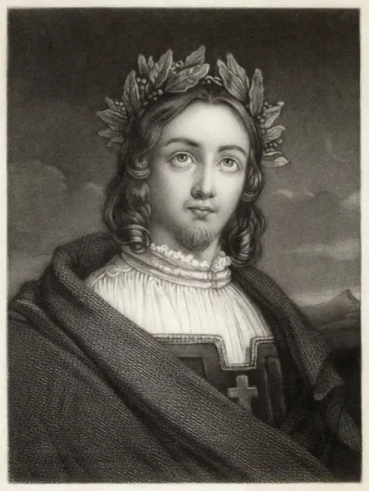 Framed Print : Petrarch (Grevedon) Framed Print : Petrarch (Grevedon)
