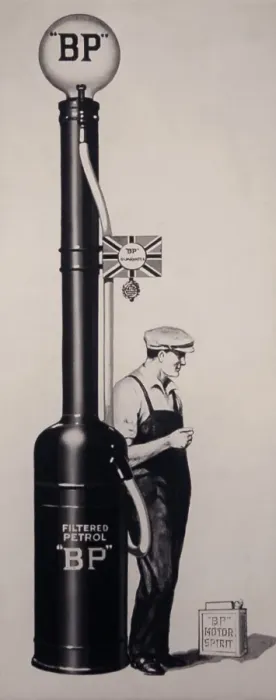 Framed Print : Petrol Pump and Pump Attendant Framed Print : Petrol Pump and Pump Attendant