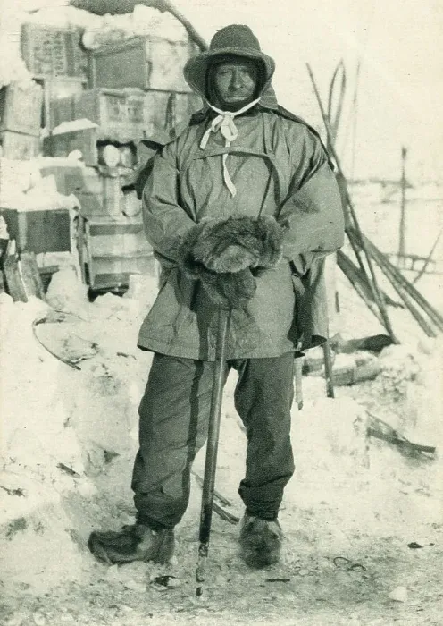 Framed Print : Petty Officer Evans, at the Antarctic Framed Print : Petty Officer Evans, at the Antarctic