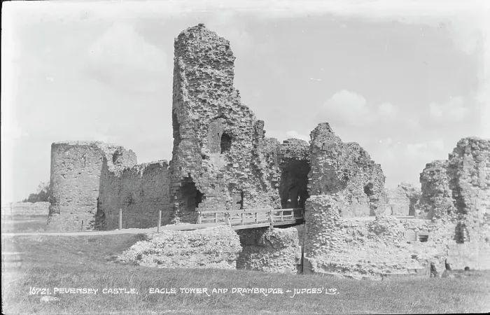 Framed Print : Pevensey Castle - Eagle Tower and Drawbridge Framed Print : Pevensey Castle - Eagle Tower and Drawbridge