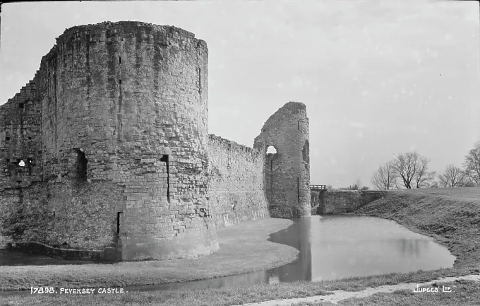 Framed Print : Pevensey Castle Ruins Framed Print : Pevensey Castle Ruins