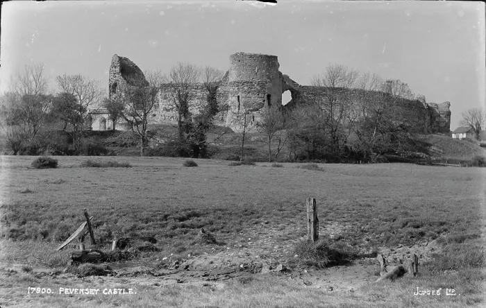 Framed Print : Pevensey Castle Ruins Framed Print : Pevensey Castle Ruins