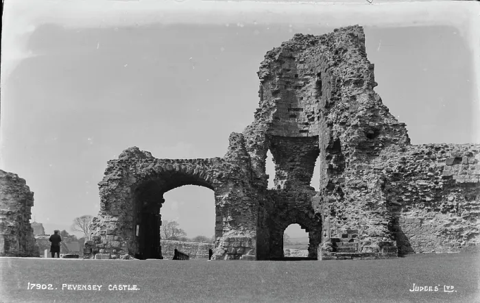 Framed Print : Pevensey Castle Ruins Framed Print : Pevensey Castle Ruins