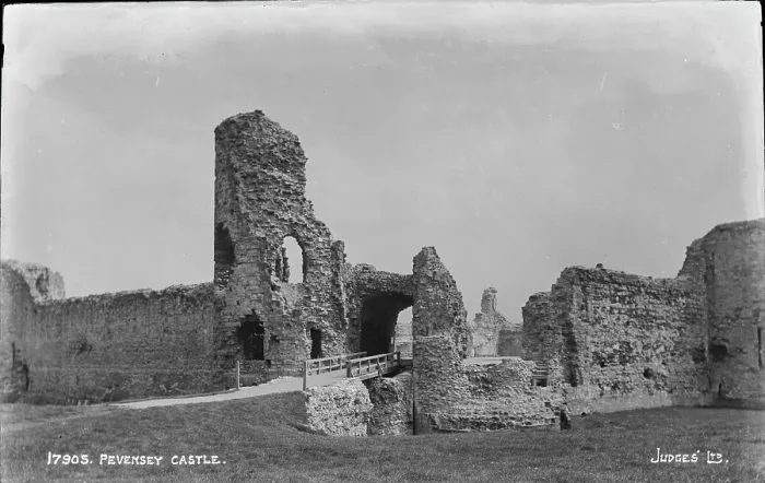 Framed Print : Pevensey Castle Ruins Framed Print : Pevensey Castle Ruins