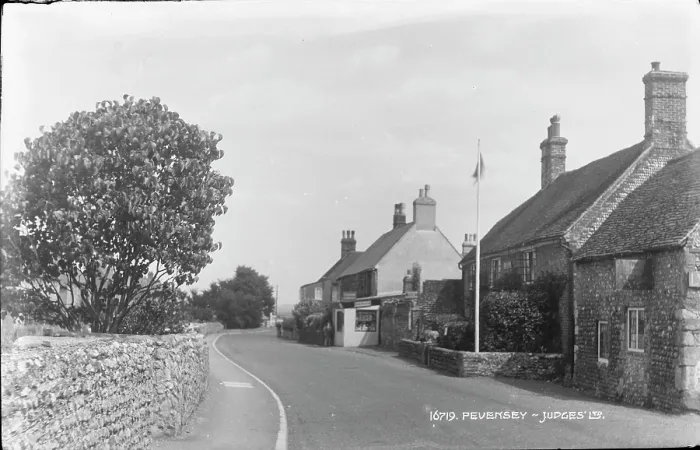 Framed Print : Pevensey Village Scene Framed Print : Pevensey Village Scene