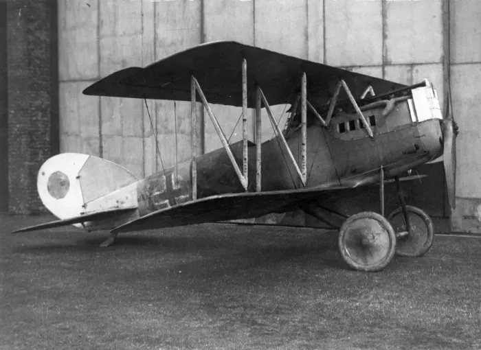 Framed Print : A Pfalz DXII handed over to the allies in France